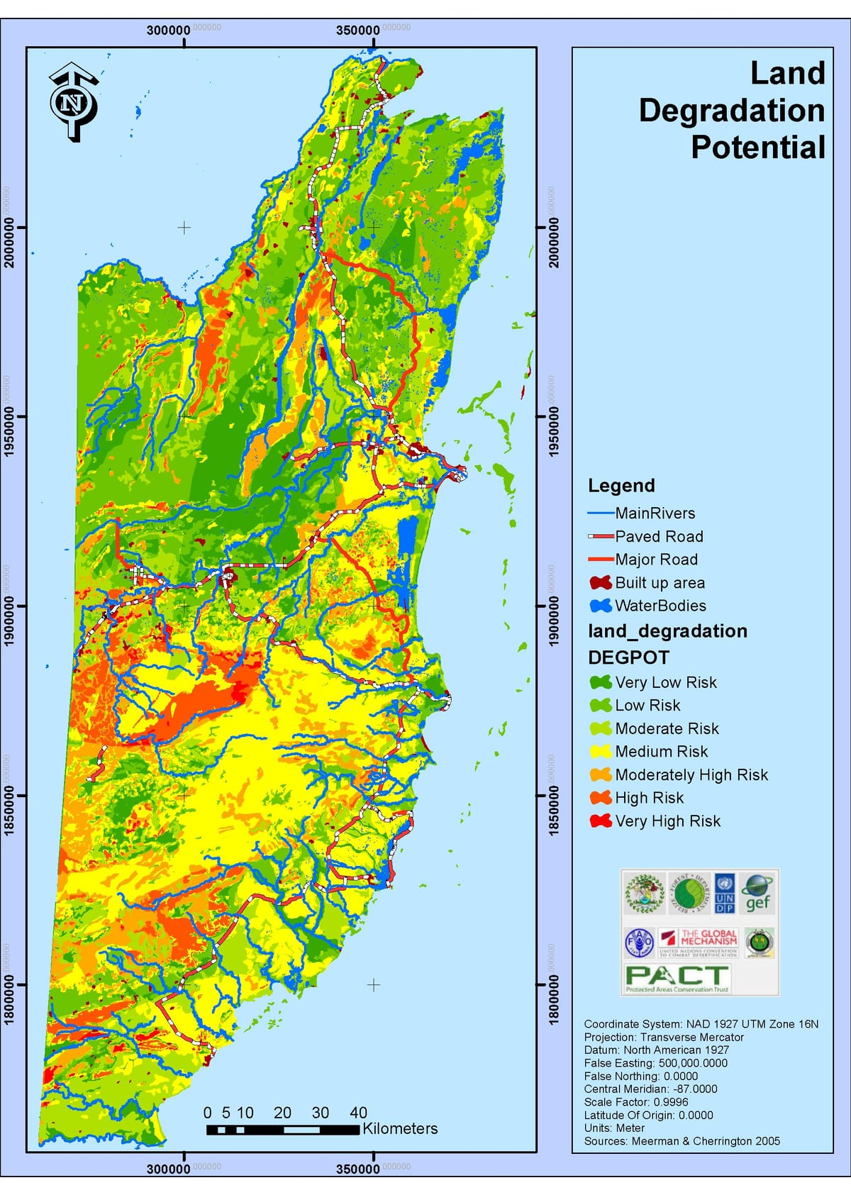 แผนที่ของเบลไลซ์สภาพอากาศ