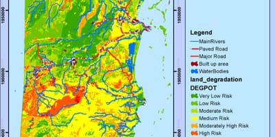 แผนที่ของเบลไลซ์สภาพอากาศ